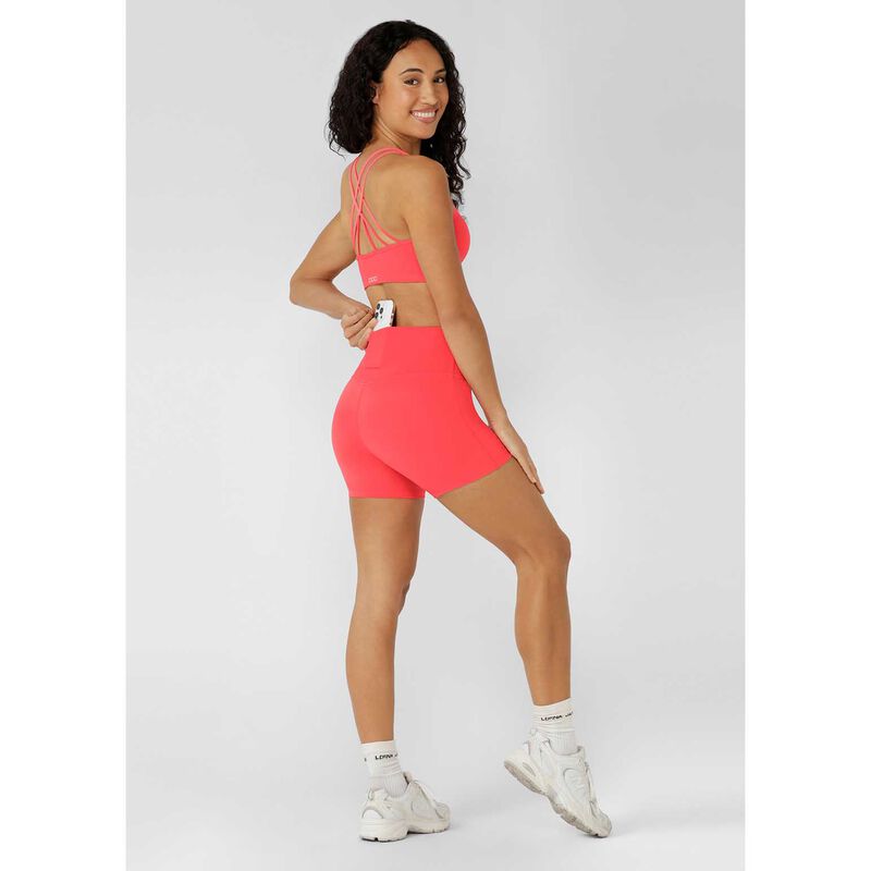 Lorna Jane Lotus No Chafe Phone Pocket 12cm Bike Shorts image number 3